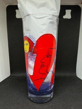 Ritzenhoff Horst Tannhauser Designer Milk Glass Red Heart Art Germany